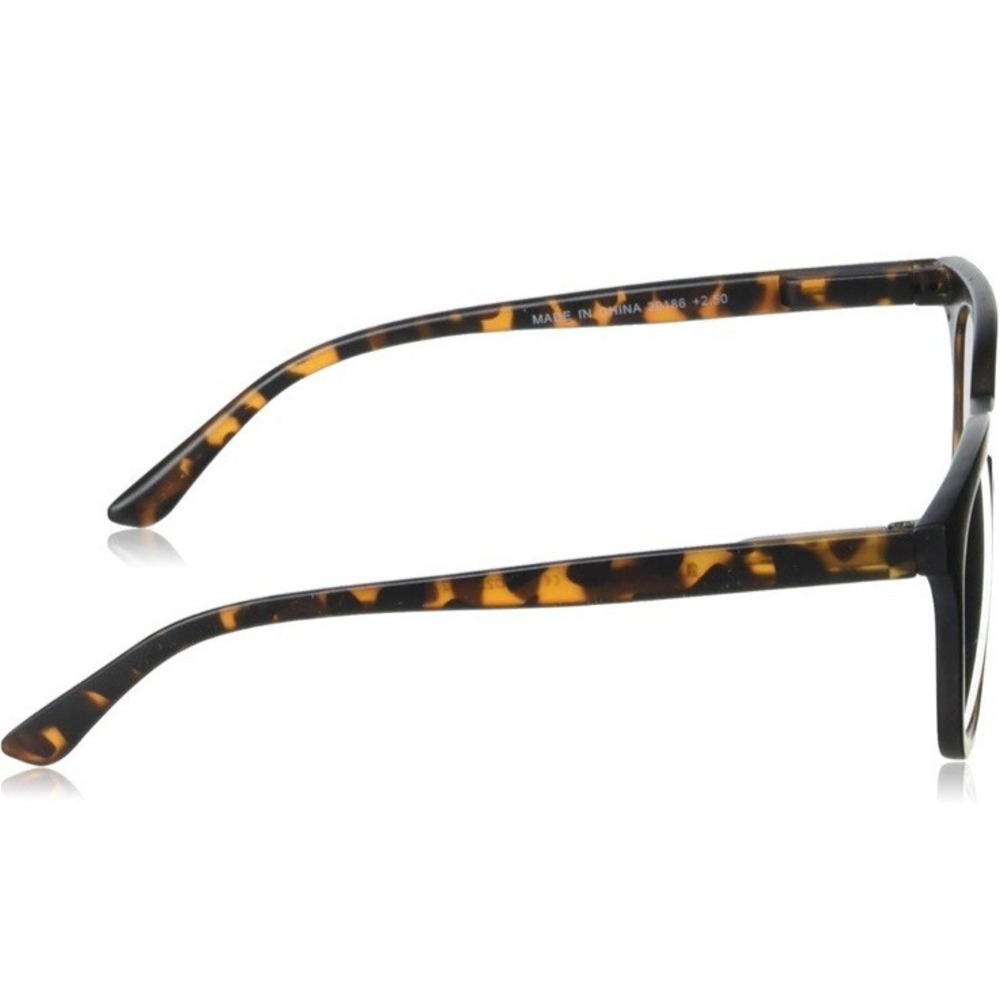 A.J. Morgan Cabana Bifocal Sunreader Reading Glass Frames - Matte Tortoise +2.25 - Picture 4 of 10